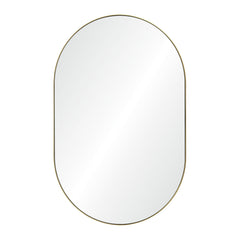 Elaine Mirror - Satin Brass