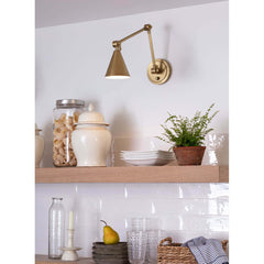 Doven Sconce - Brass