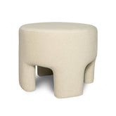 Ginger Ottoman - Velvet Natural
