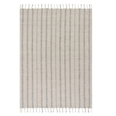 Arven Striped Handmade Cotton Rug | Grey