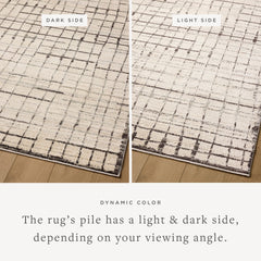 Jeremiah Brent x Loloi Bleecker Ivory / Charcoal Rug