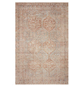 Chris Loves Julia x Loloi Jules Tangerine/Mist Rug