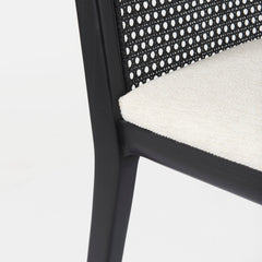 Clare Dining Chair - Black Wood