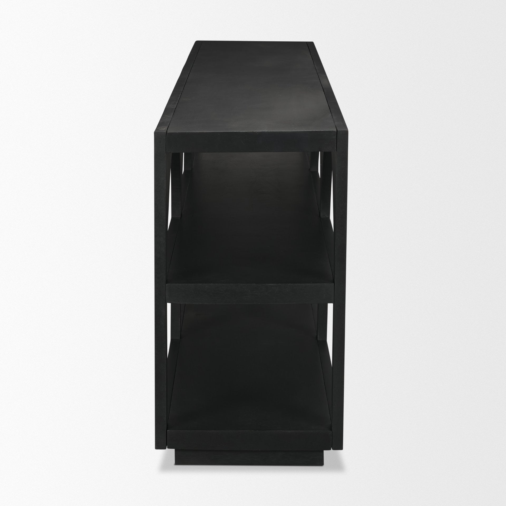 Bela Large Black Console Table