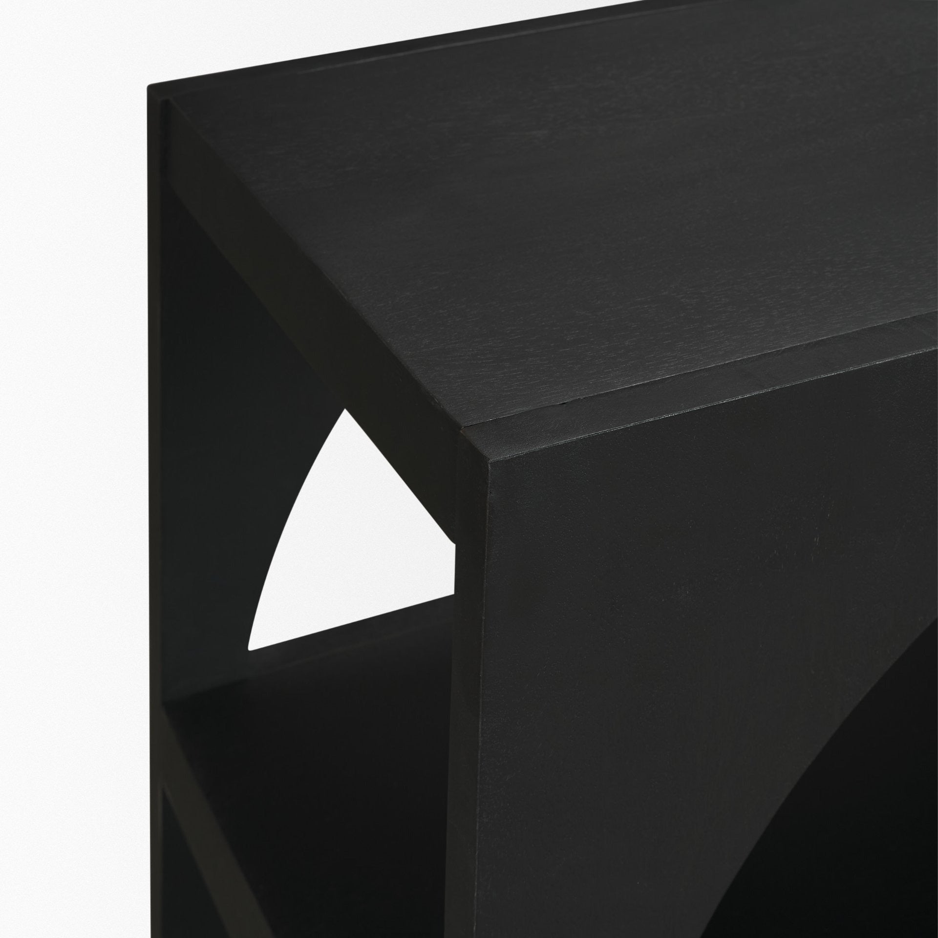 Bela Large Black Console Table