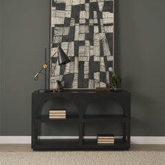 Bela Small Black Console Table