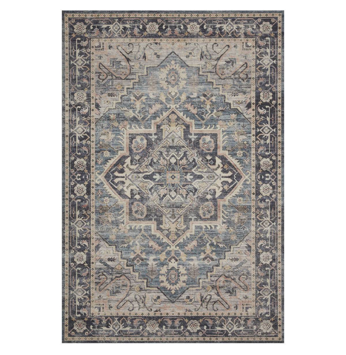 Hathaway Navy/Multi Rug