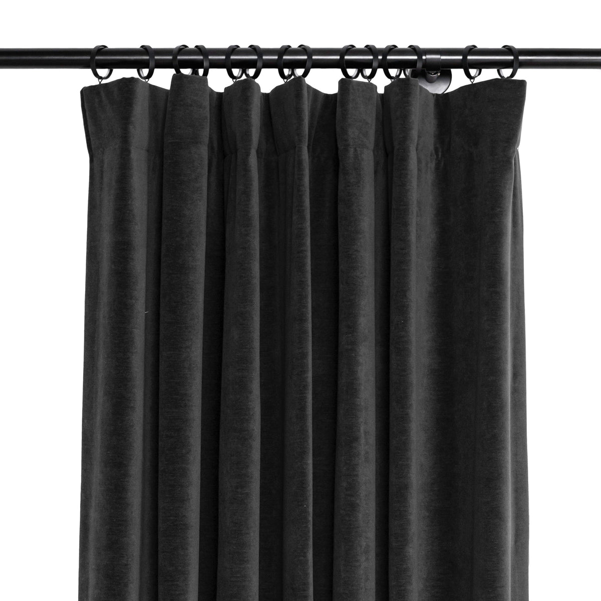 Dark Charcoal Curtains