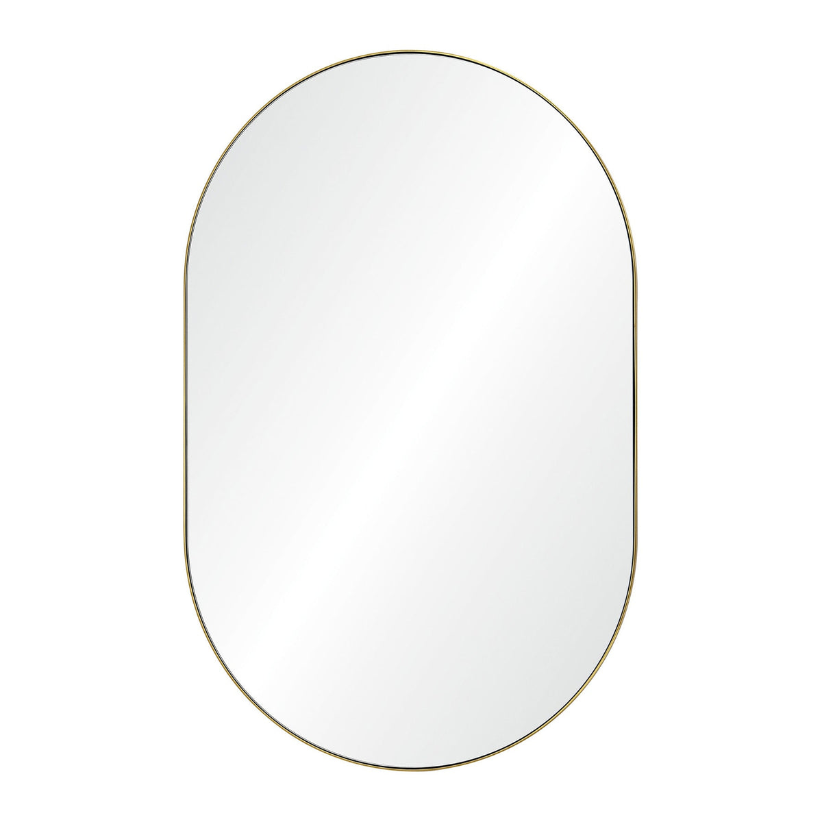Elaine Mirror - Satin Brass