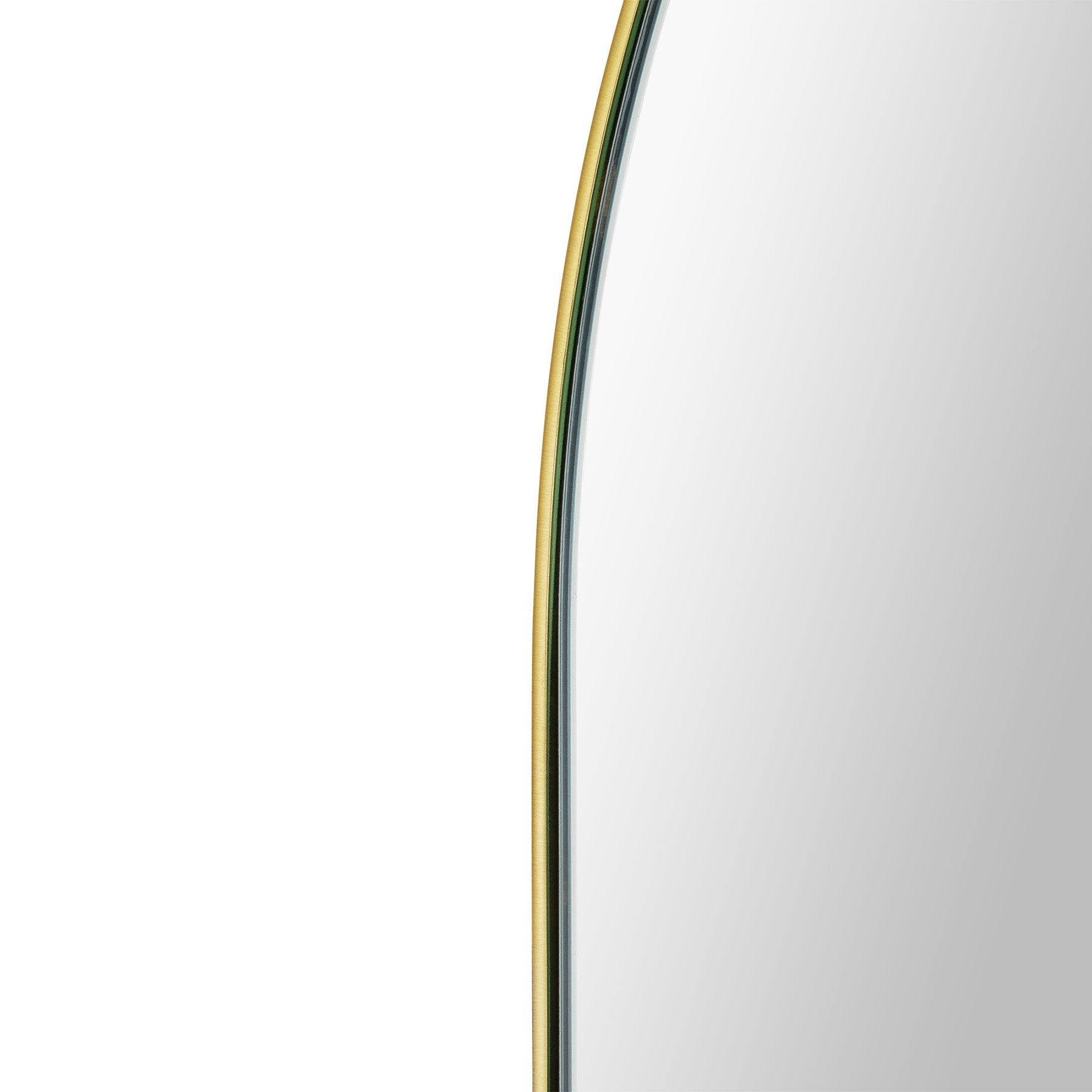 Elaine Mirror - Satin Brass