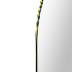 Elaine Mirror - Satin Brass