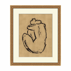 Folded Soul Framed Print