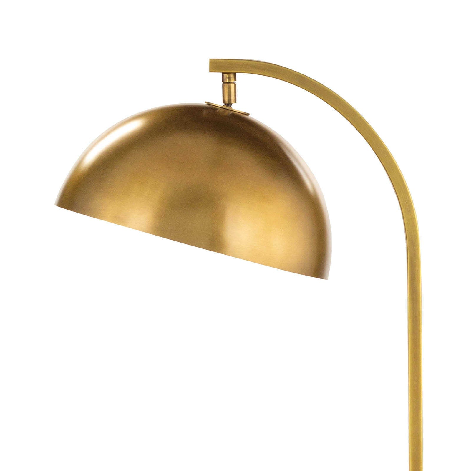 Brock Floor Lamp - Brass