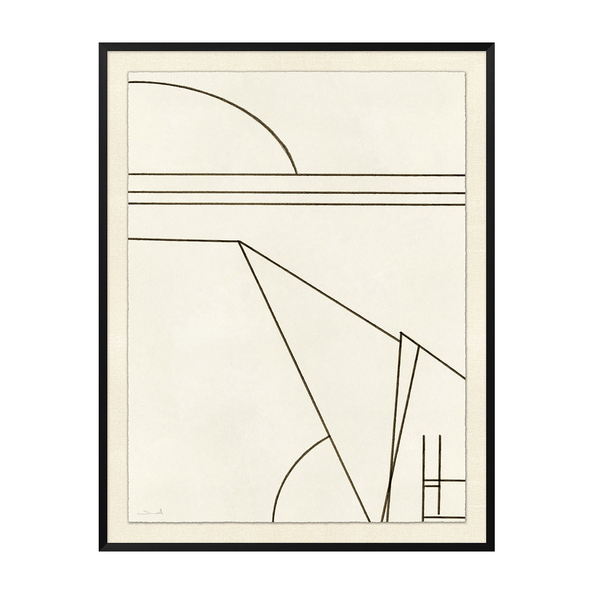 Austere 4 Framed Print