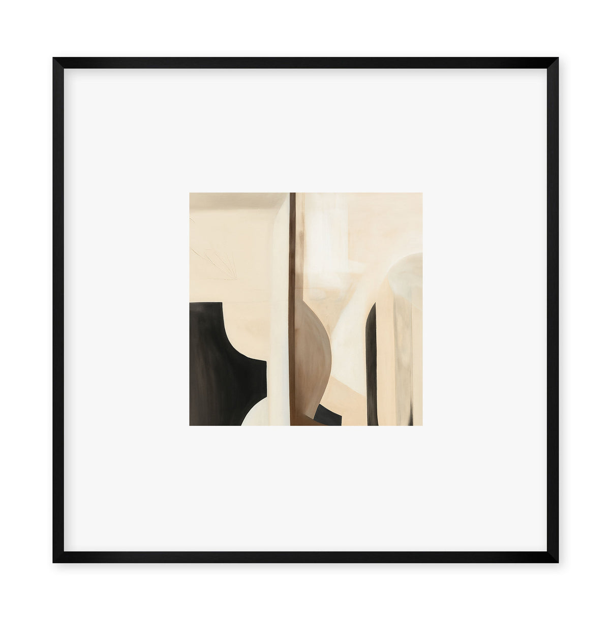 Hudson Abstract I Framed Print