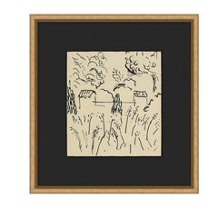 Abstract Village Framed Print