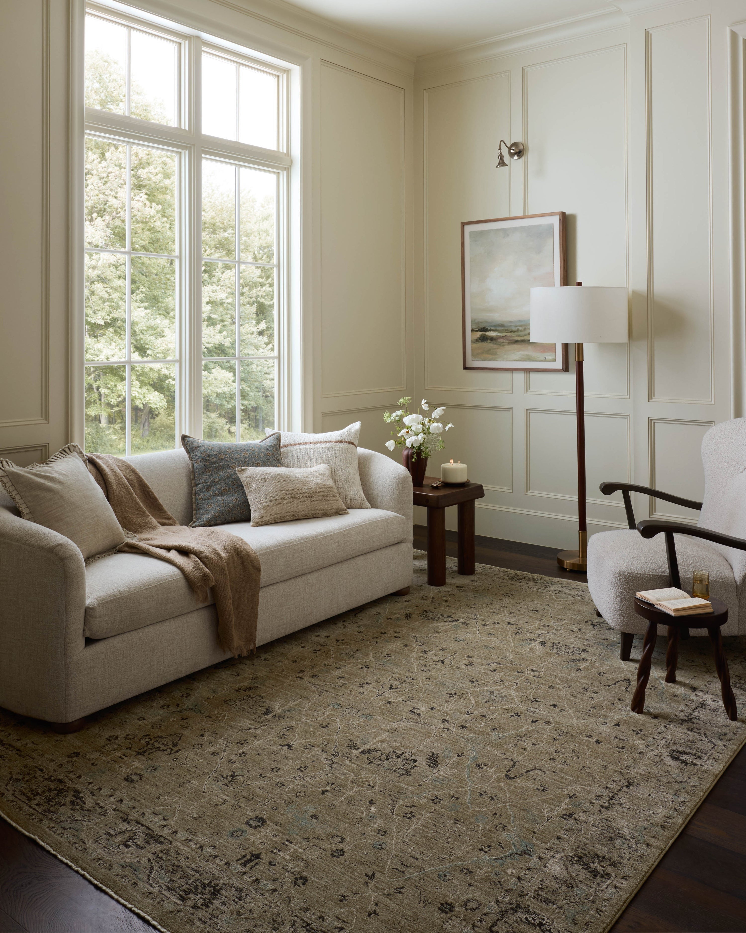 Briar Olive / Stone Rug