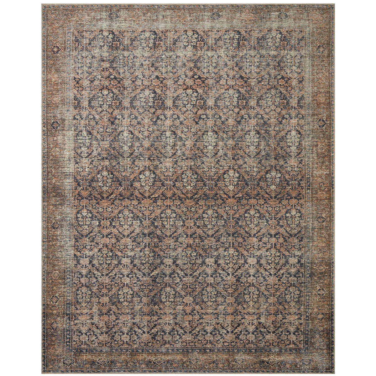 Amber Lewis x Loloi Billie Ink/Salmon Rug