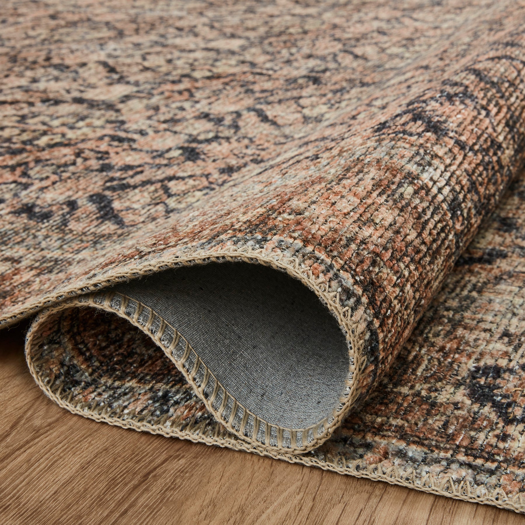 Amber Lewis x Loloi Billie Ink/Salmon Rug