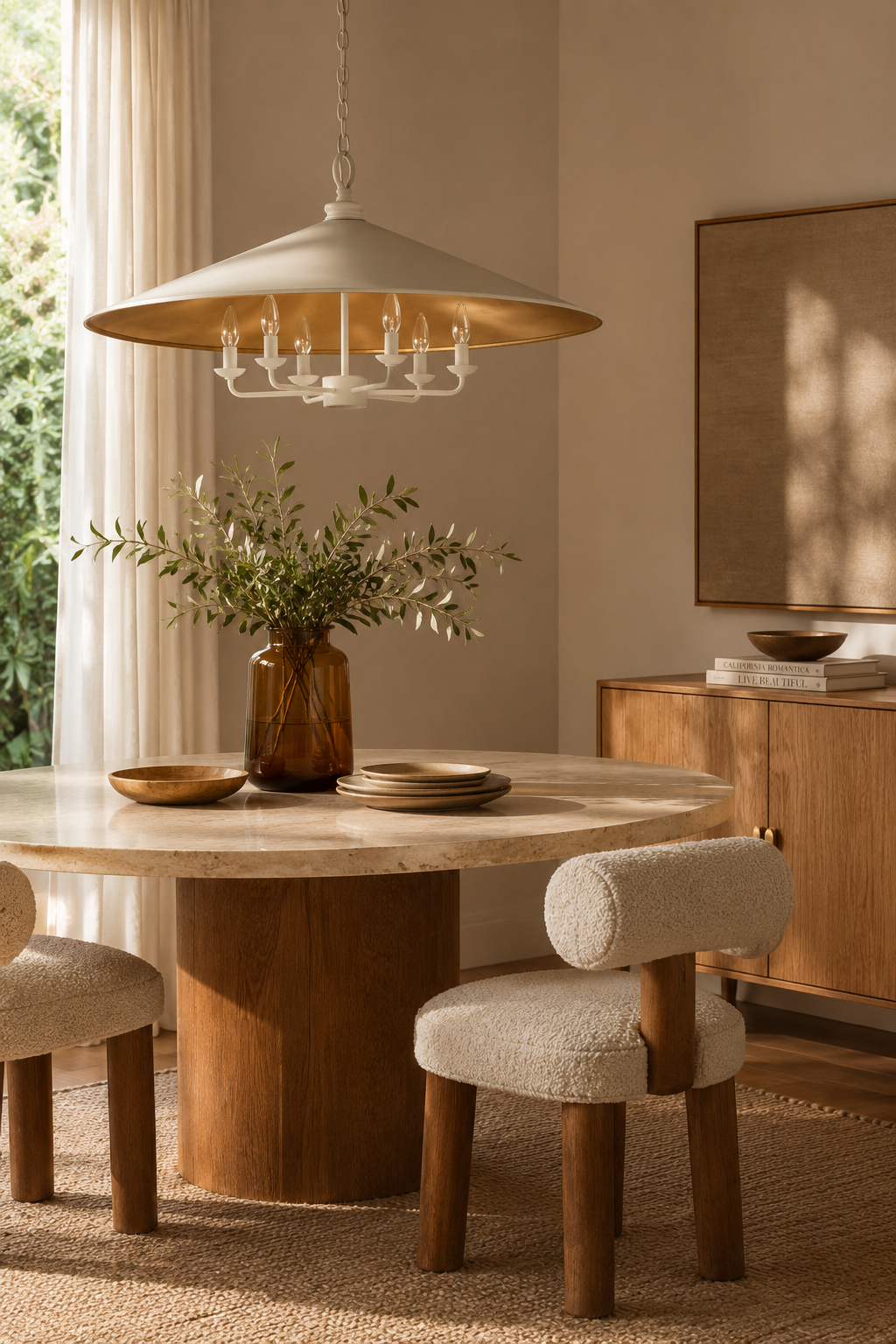 Brusells White Chandelier