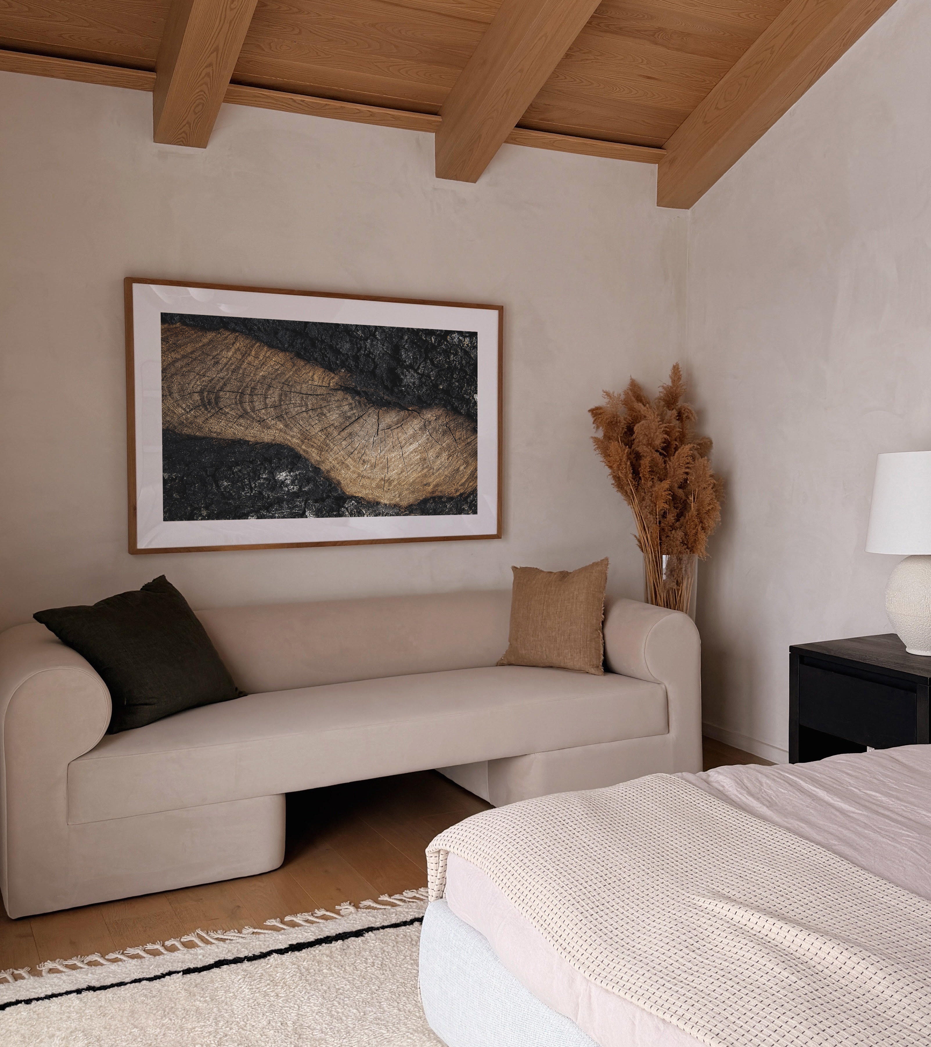 Des Grands Bois Framed Print