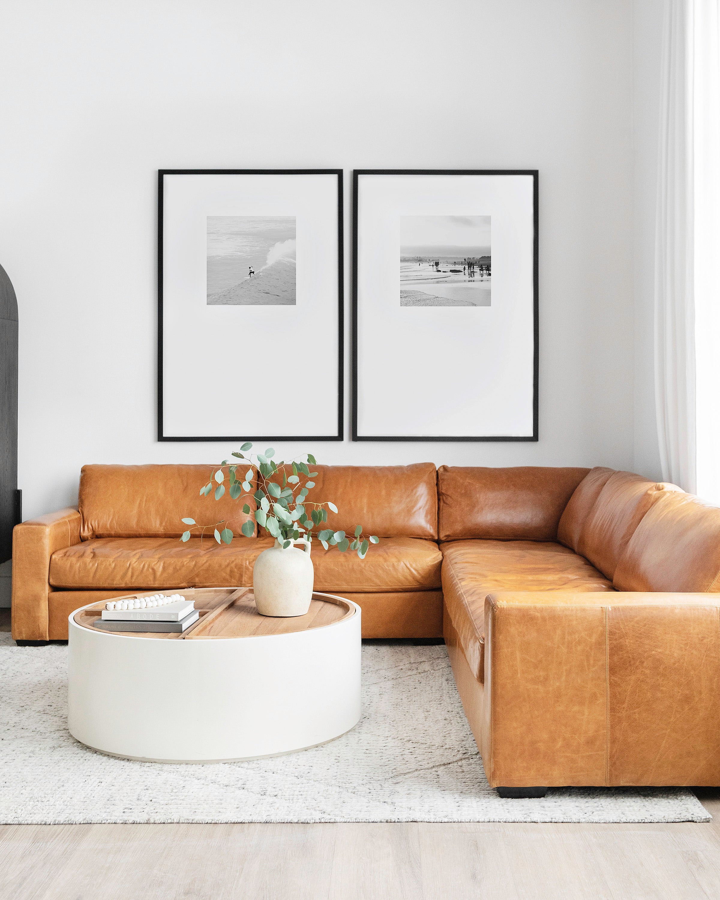 Didi L-Shape Sectional - Leather