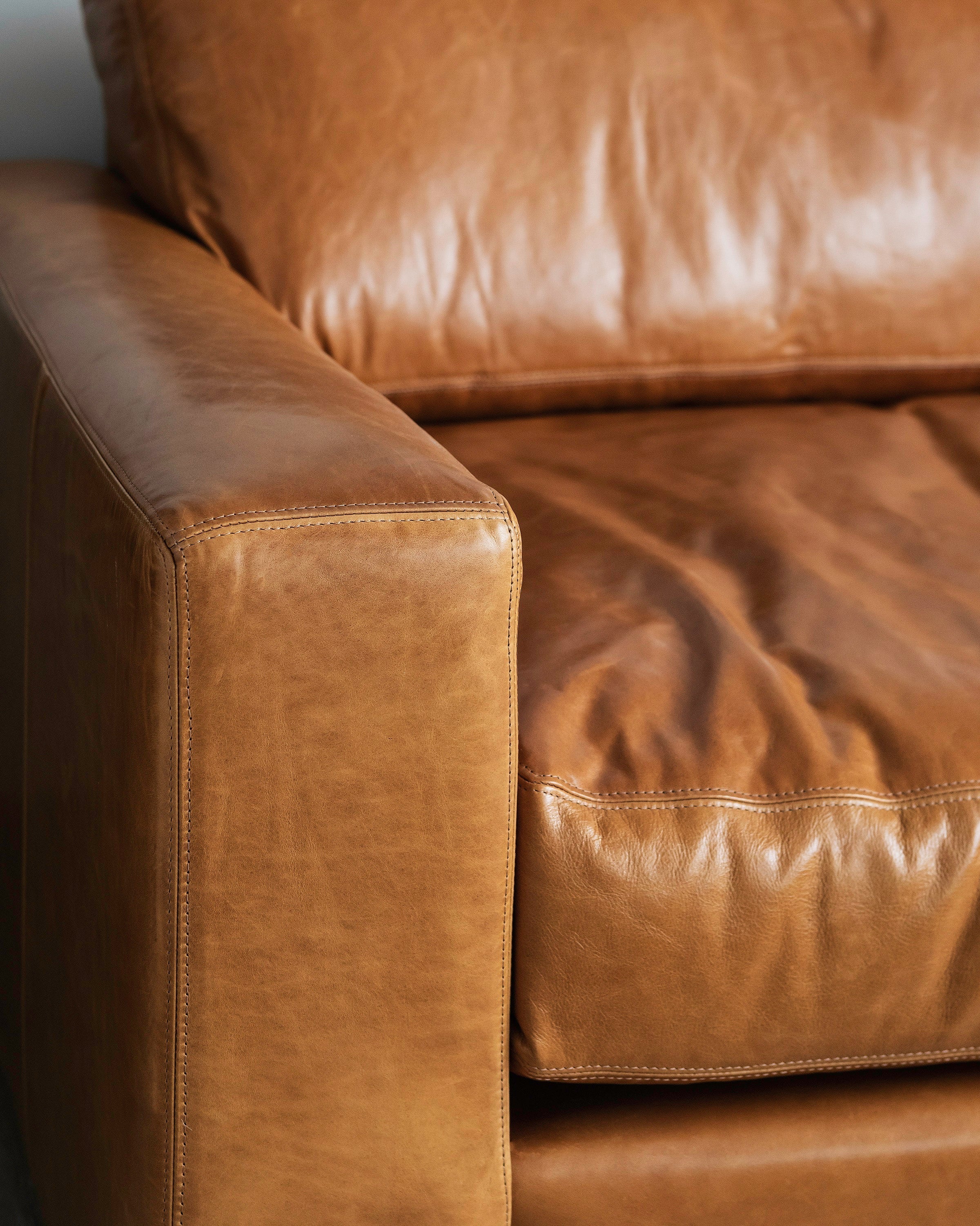 Didi L-Shape Sectional - Leather
