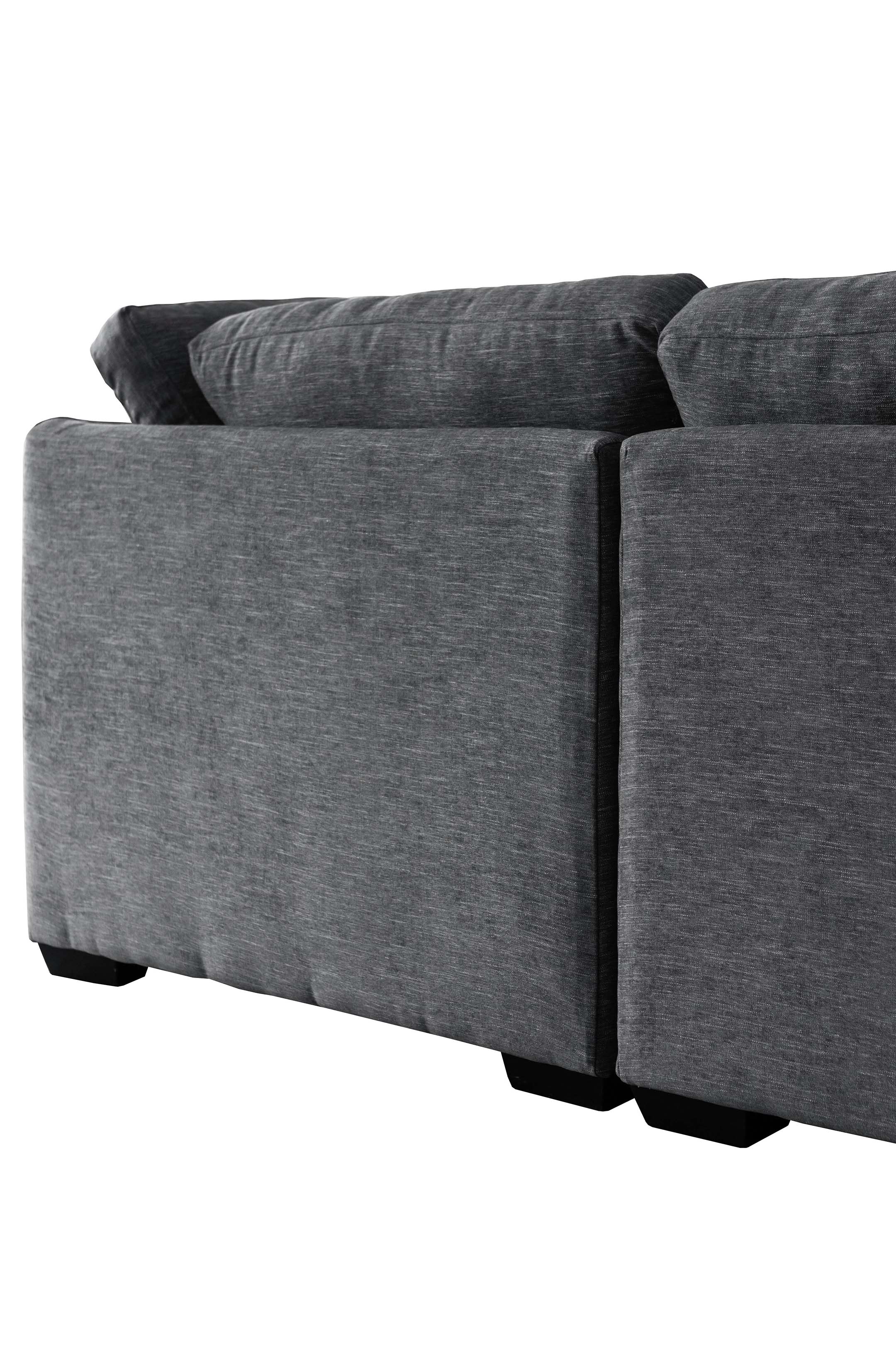 Didi L-Shaped Sectional - Iron