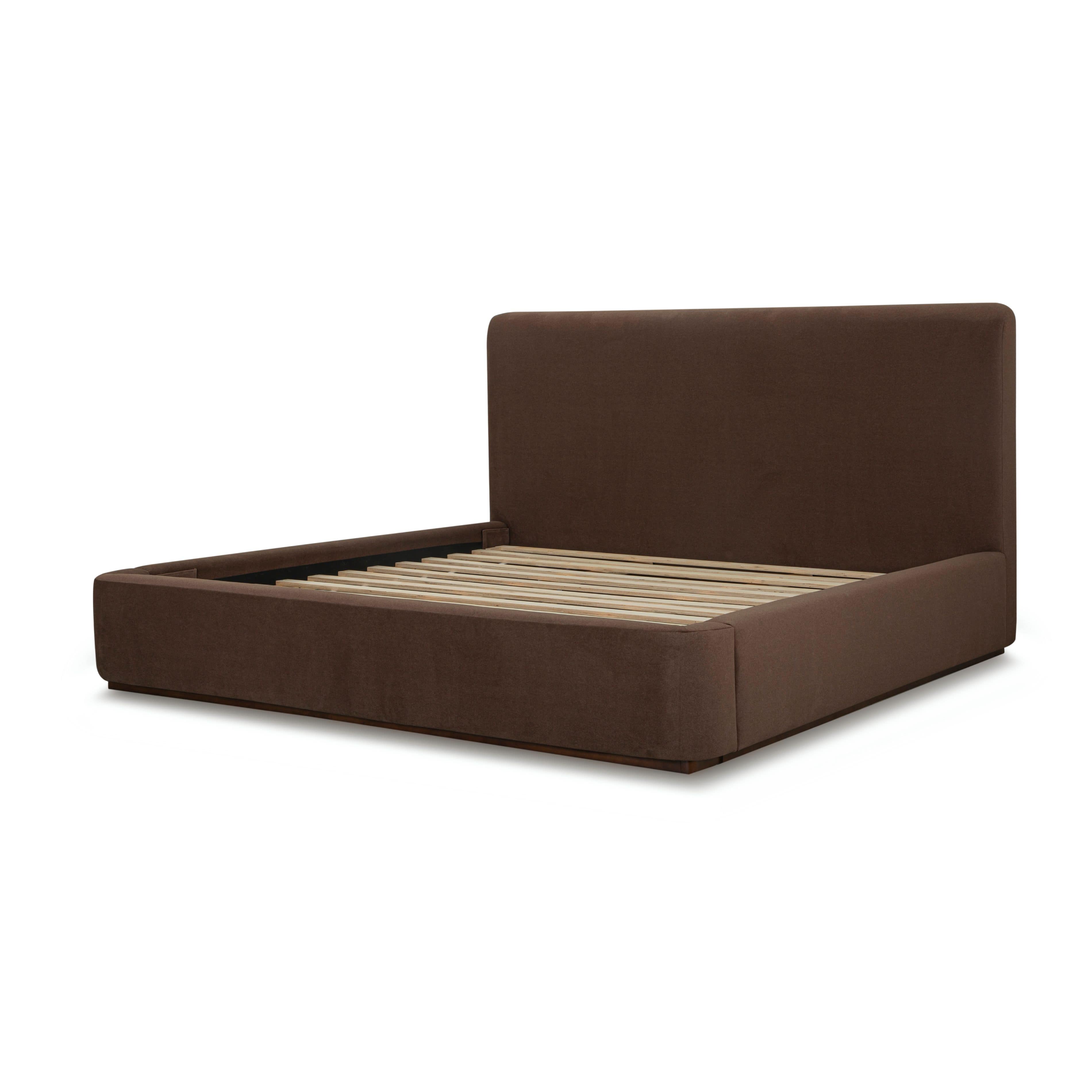 Felipe Bed - Velvet Coffee