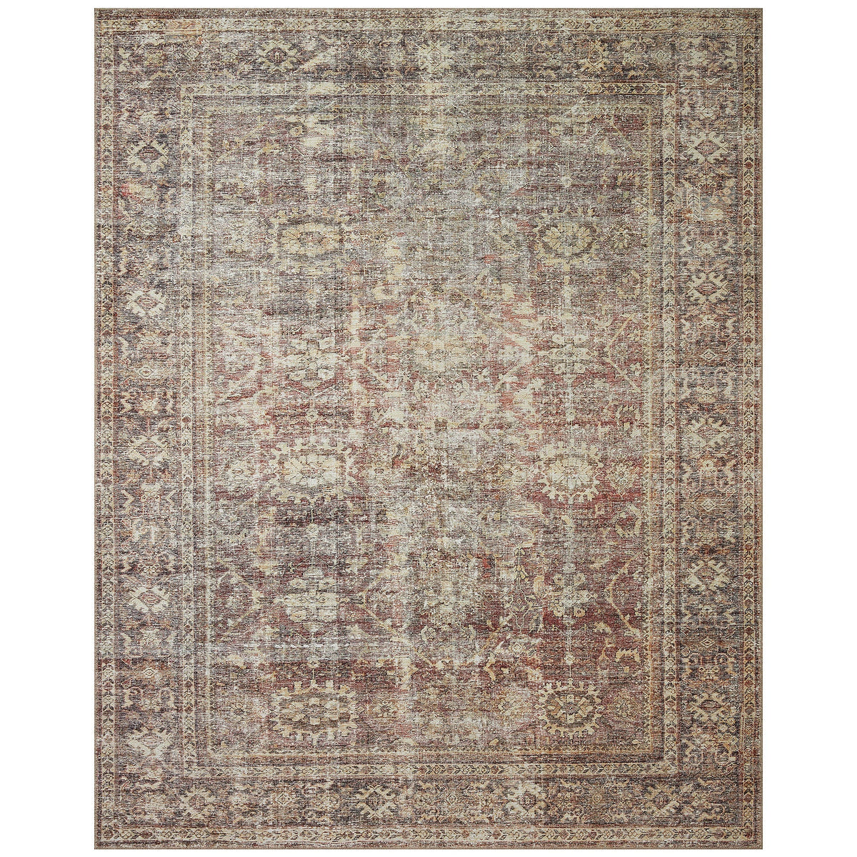 Amber Lewis x Loloi Georgie Bordeaux/Antique Rug