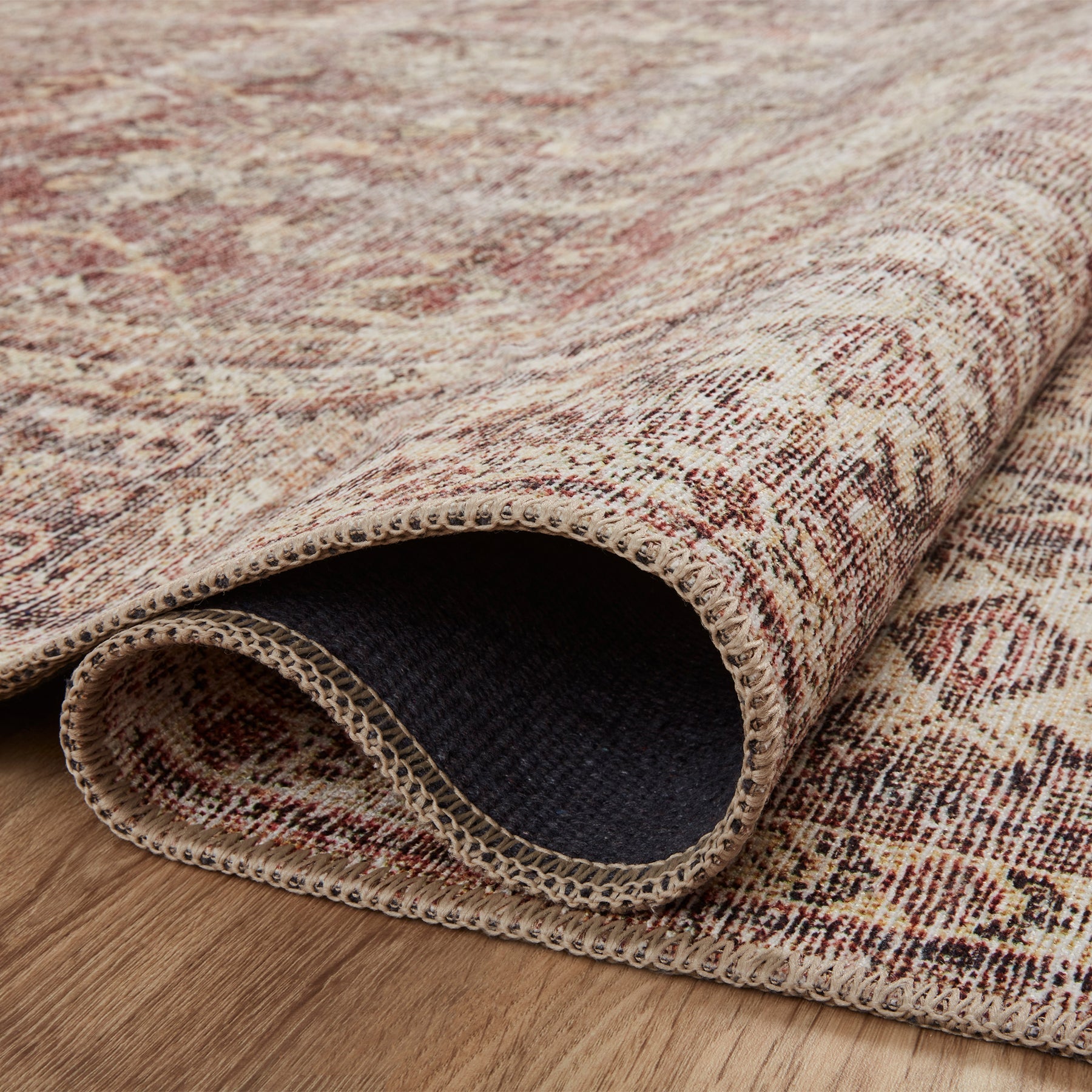 Amber Lewis x Loloi Georgie Bordeaux/Antique Rug