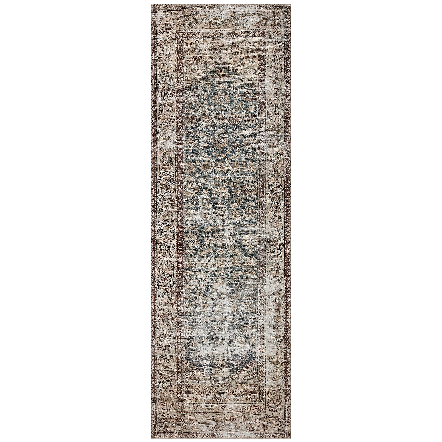 Amber Lewis x Loloi Georgie Teal/Antique Rug