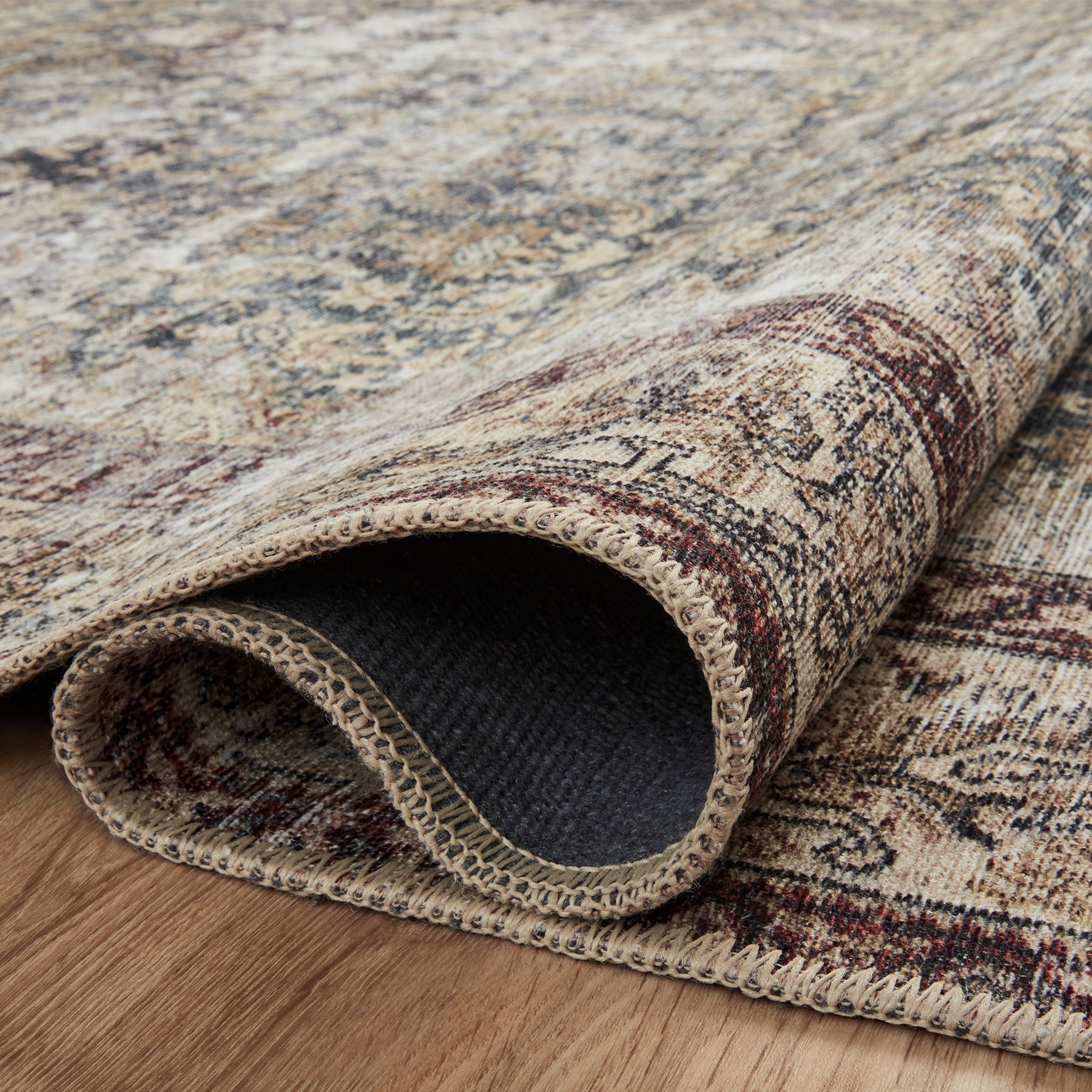 Amber Lewis x Loloi Georgie Teal/Antique Rug