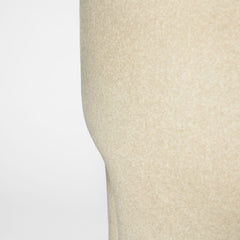 Ginger Ottoman - Velvet Natural