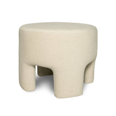 Ginger Ottoman - Velvet Natural