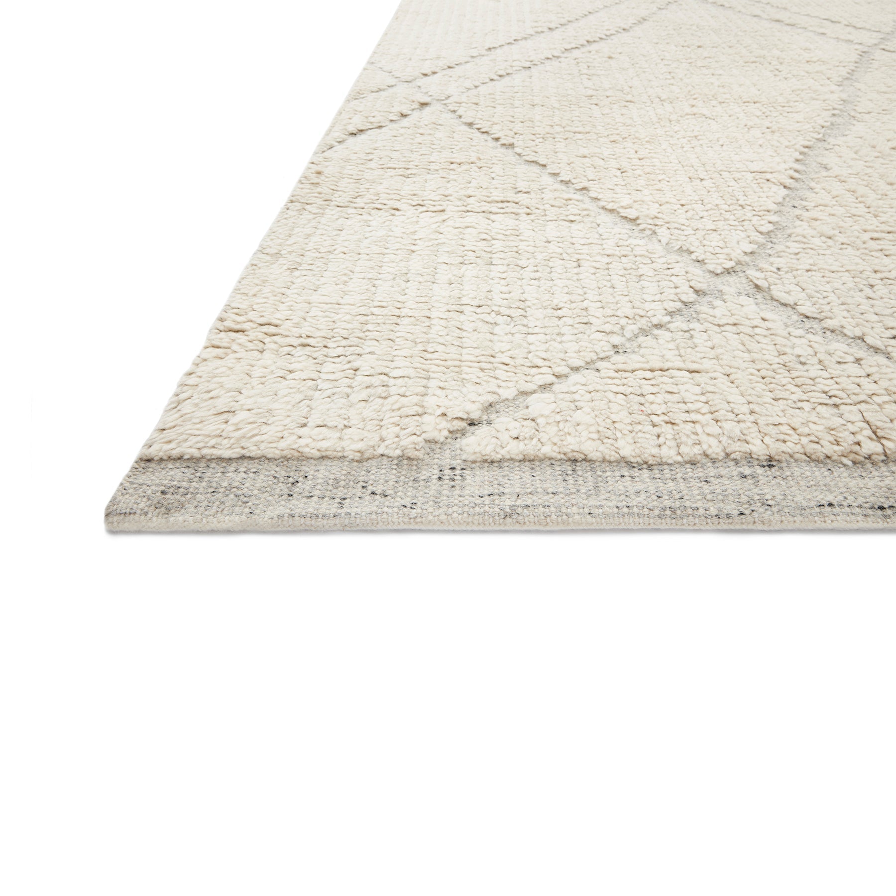 Amber Lewis x Loloi Gwyneth Ivory/Silver Rug