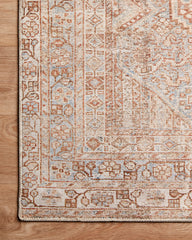 Chris Loves Julia x Loloi Jules Tangerine/Mist Rug