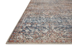 Chris Loves Julia x Loloi Jules Denim/Spice Rug