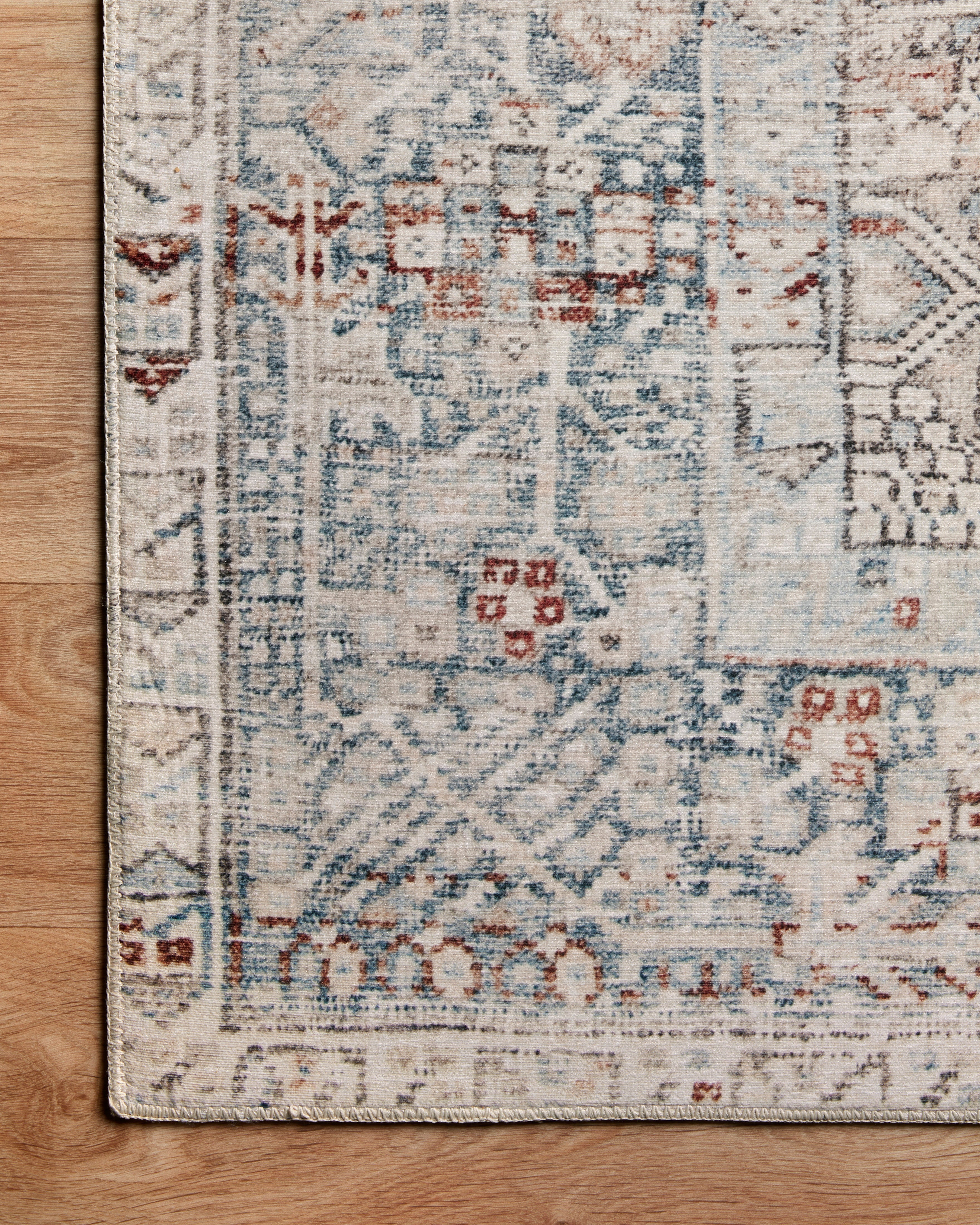 Chris Loves Julia x Loloi Jules Natural/Ocean Rug