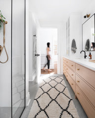 Chris Loves Julia x Loloi Alice Cream/Charcoal Rug