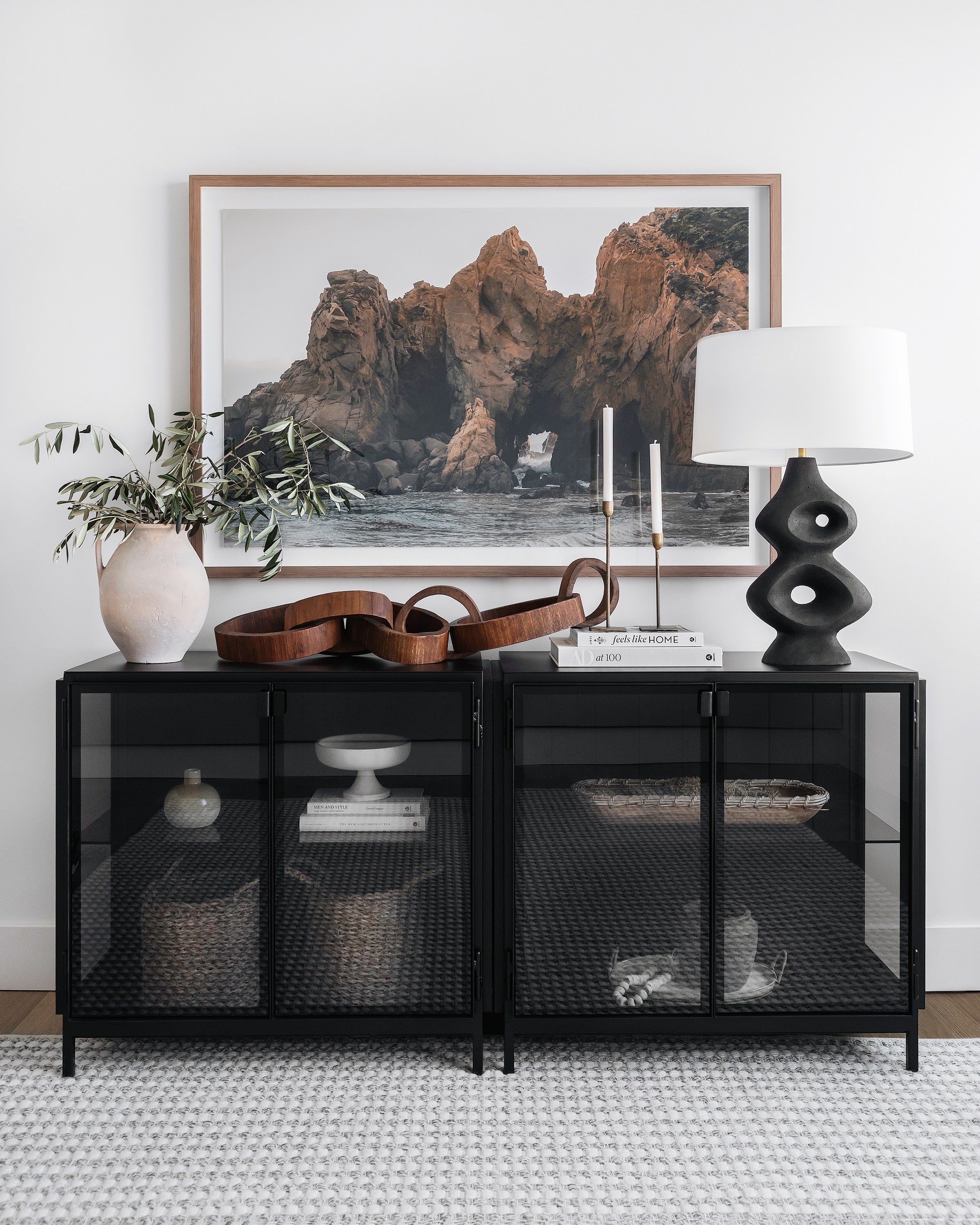 Amber Lewis x Loloi Ojai Ivory/Stone Rug