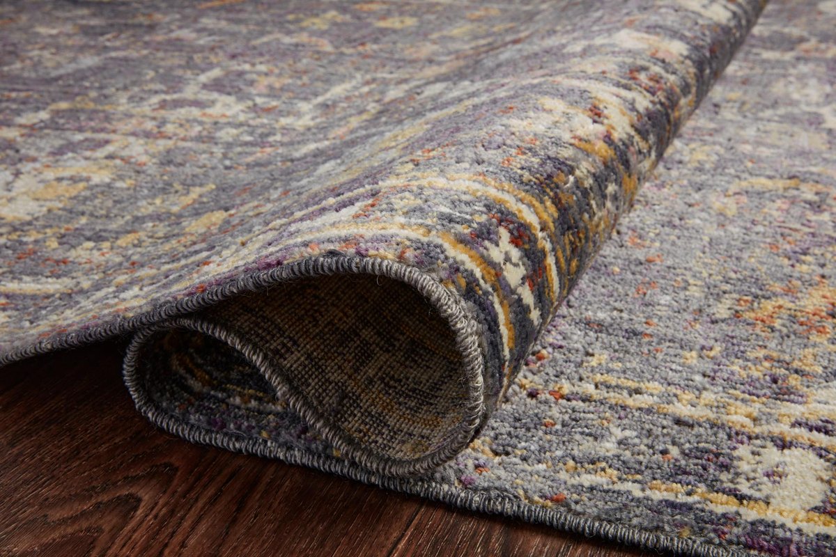 Chris Loves Julia x Loloi Rosemarie Graphite/Multi Rug