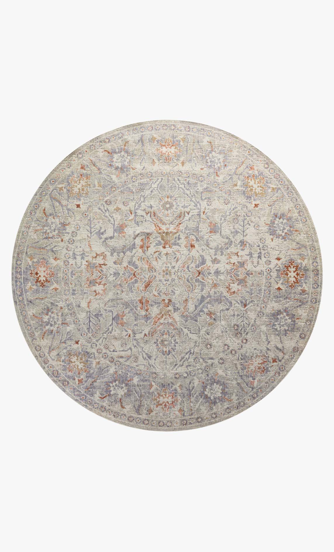 Chris Loves Julia x Loloi Rosemarie Oatmeal/Lavender Rug