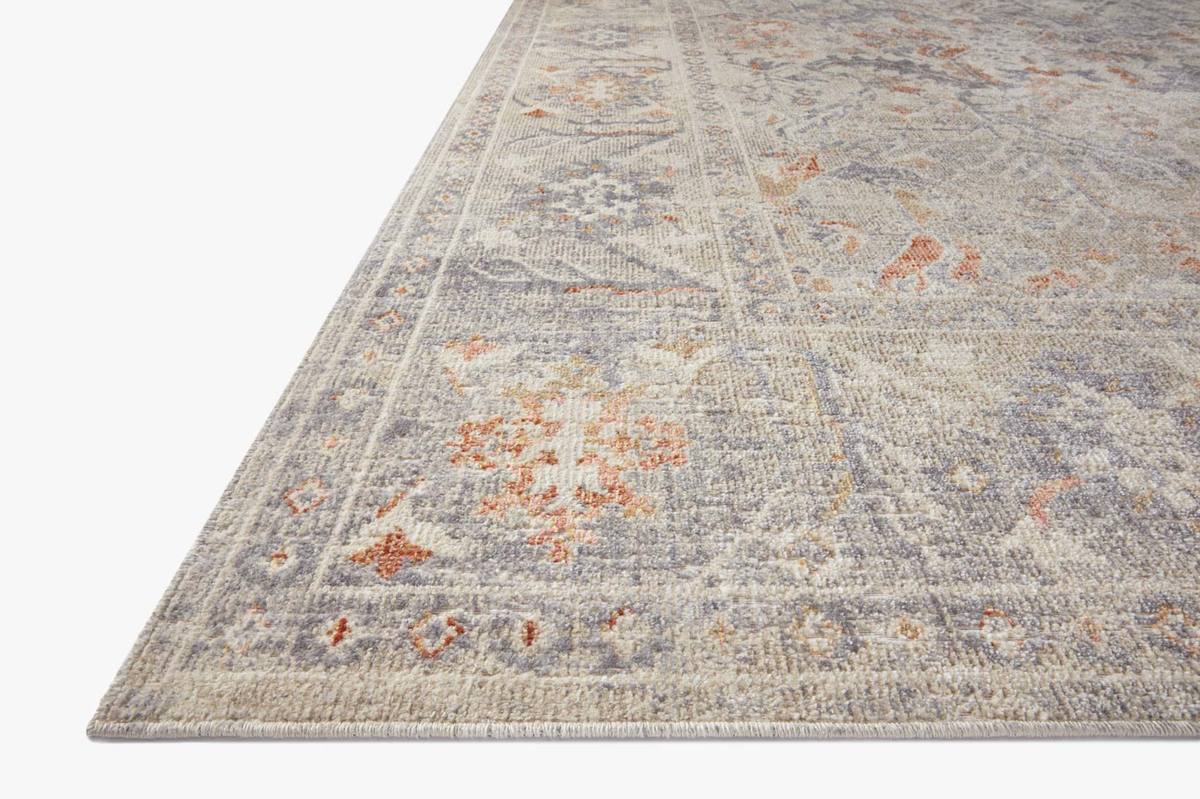 Chris Loves Julia x Loloi Rosemarie Oatmeal/Lavender Rug