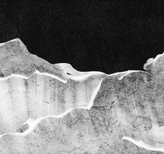 Brushed Peaks 3 Framed Print