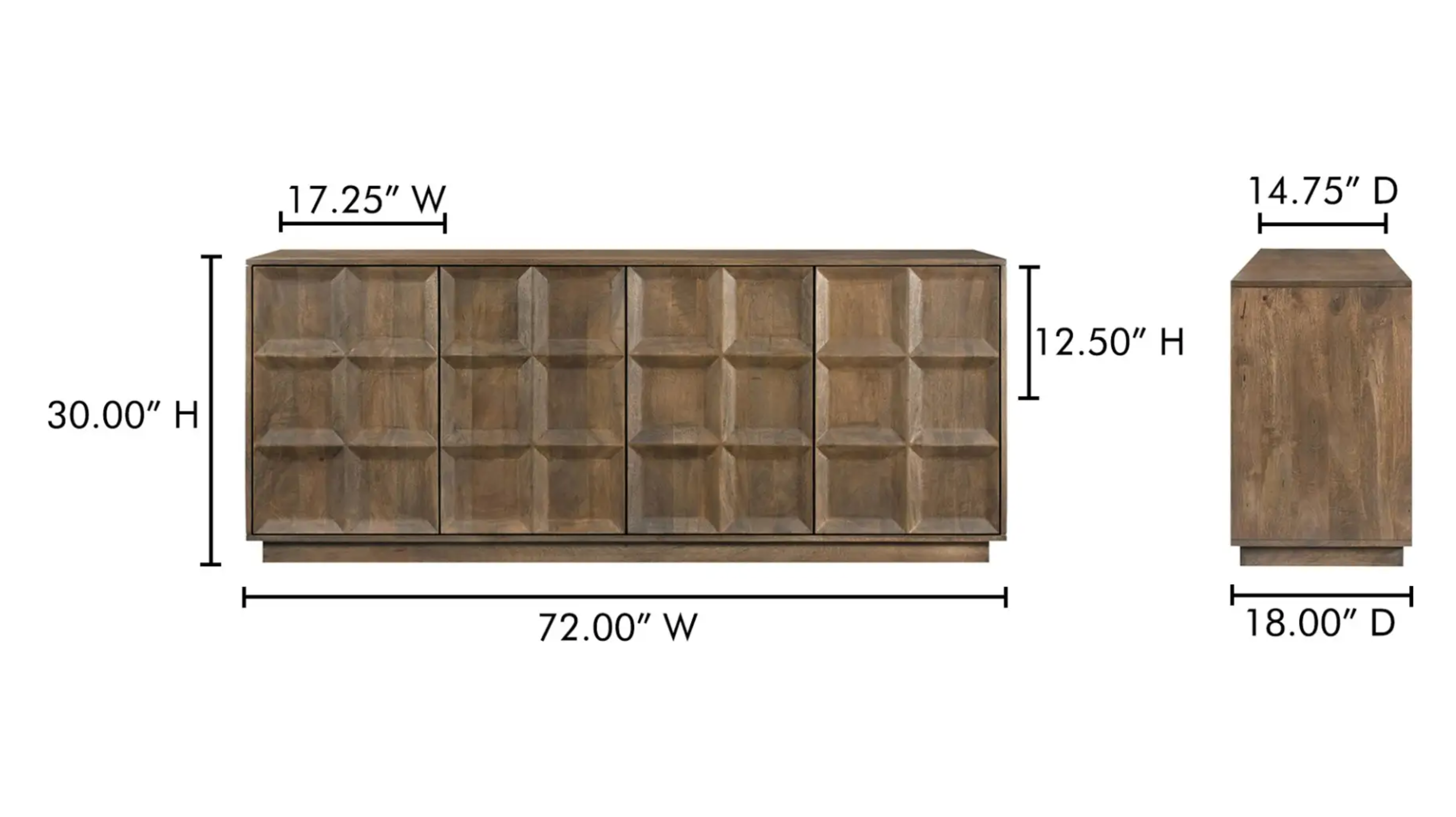 Jarrod Sideboard Deep Brown