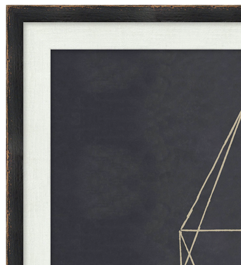 Geometrix V Framed Print