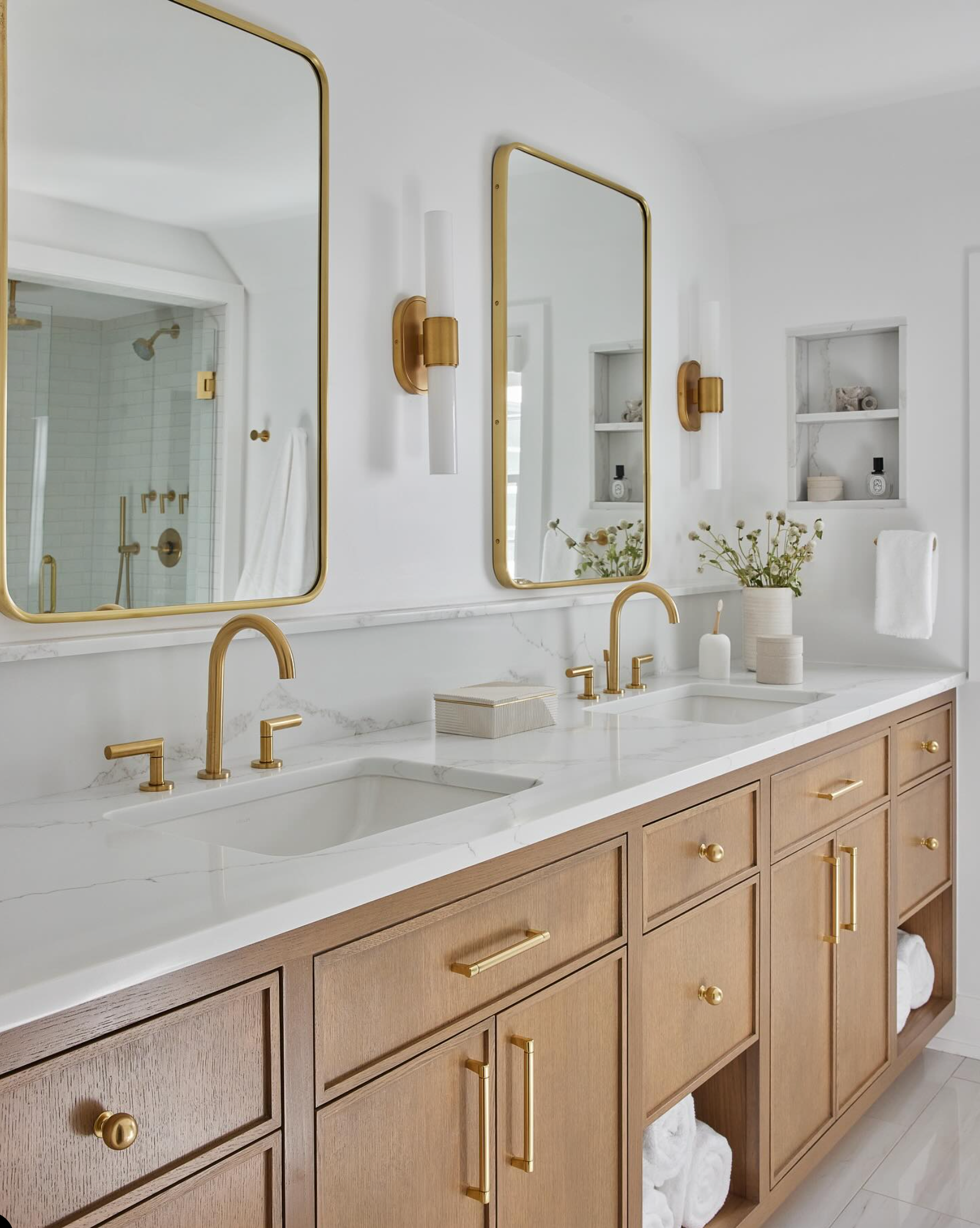 Dixon Double Sconce - Brass