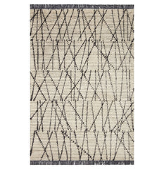 Chris Loves Julia x Loloi Alice Cream/Charcoal II Rug