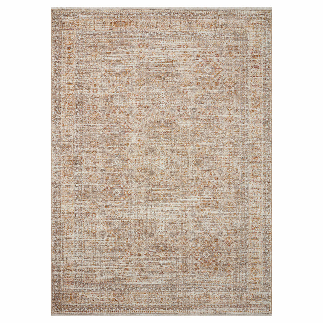 Angela Rose x Loloi Blake Oatmeal/Spice Rug